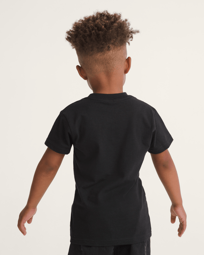 Vans Little Kids House Of Waffles T-Shirt in Black
