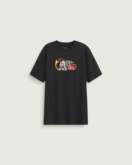 Vans Little Kids Vans Good Baddy Halloween T-Shirt in Black
