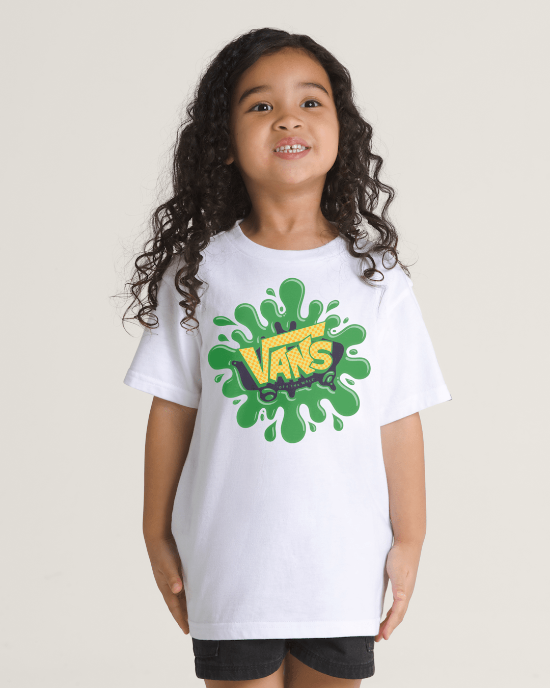 Vans Little Kids Splat T-Shirt in White