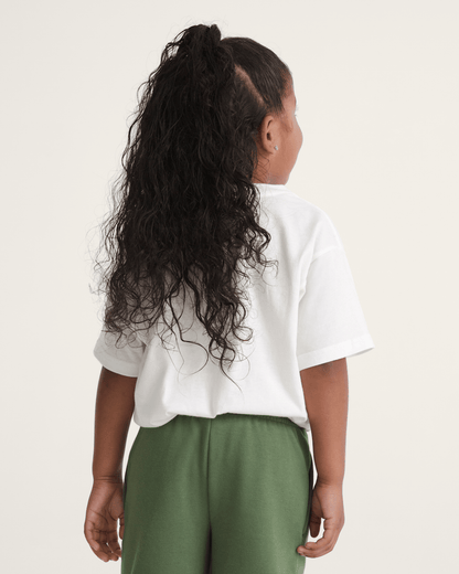 Vans Little Kids Unicorn T-Shirt in Marshmallow White