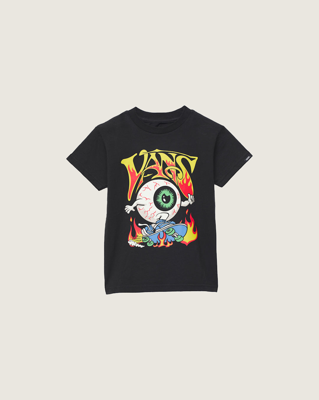 Vans Little Kids Eyeball T-Shirt in Black