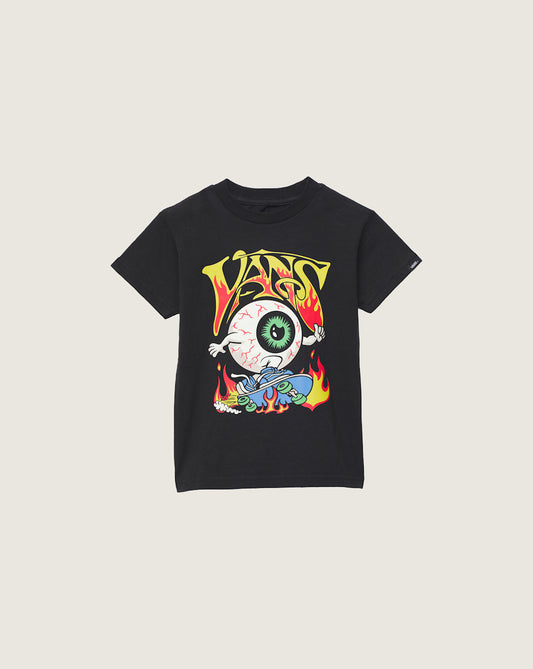 Vans Little Kids Eyeball T-Shirt in Black