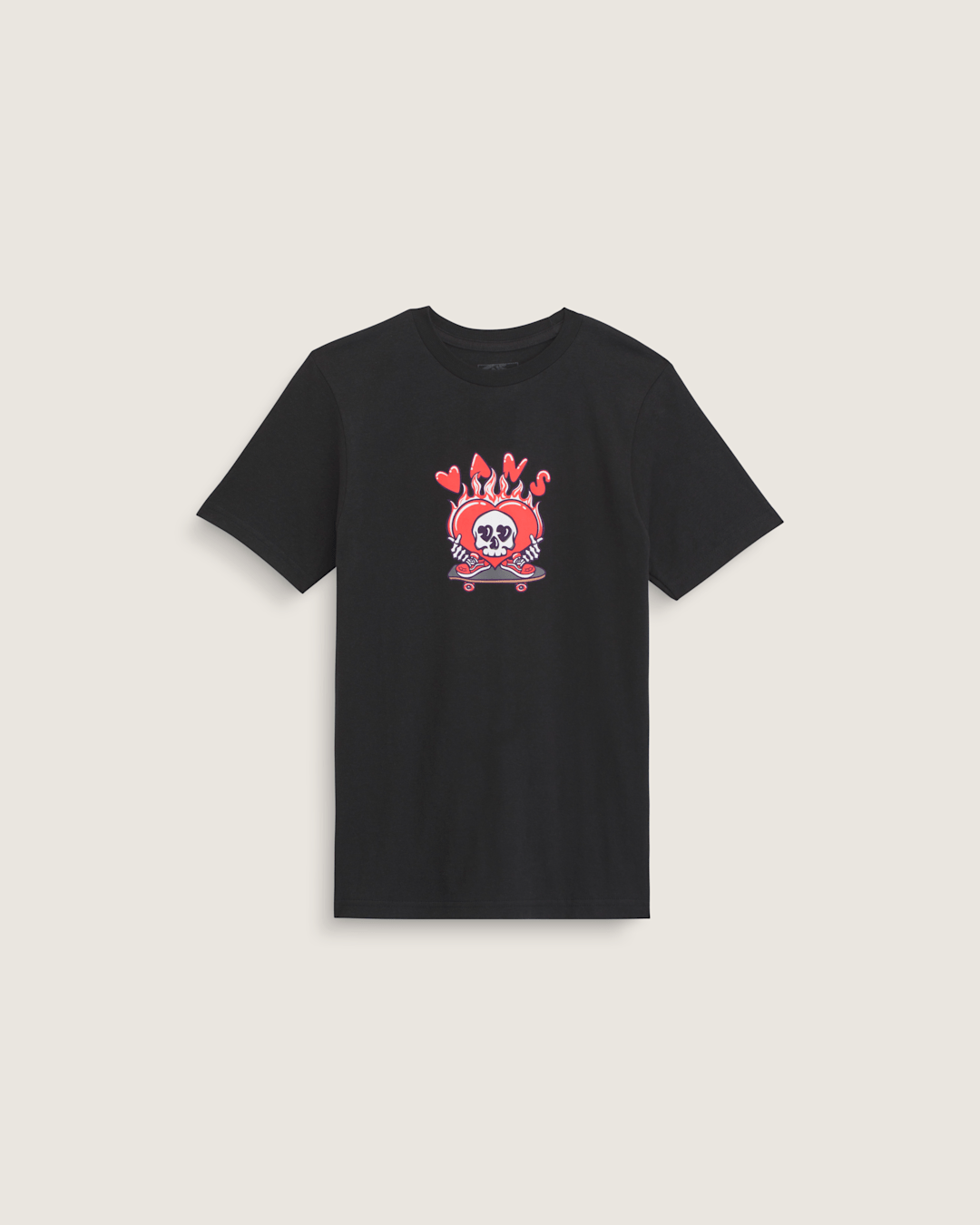 Vans Kids Wheely Love Vans T-Shirt in Black