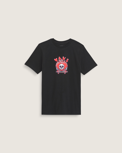 Vans Kids Wheely Love Vans T-Shirt in Black