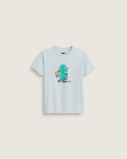 Vans Little Kids Prehistoric Skater T-Shirt in Dawn Mist