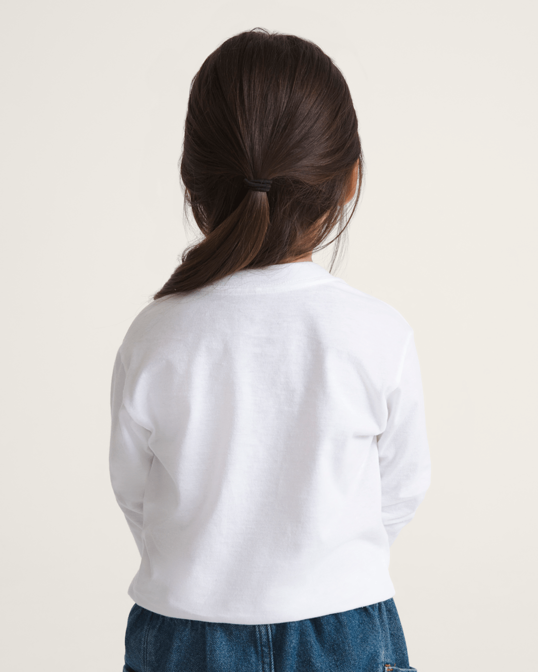 Vans Little Kids Sun Dip Long Sleeve T-Shirt in White