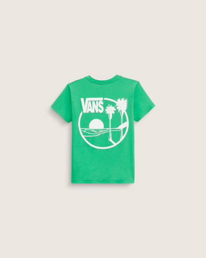 Vans Little Kids Sano T-Shirt in Vivid Verdant Green