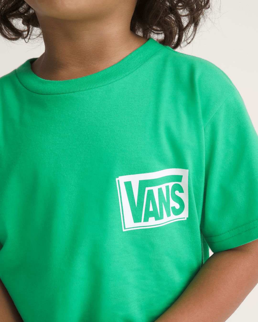 Vans Little Kids Sano T-Shirt in Vivid Verdant Green