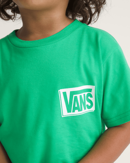 Vans Little Kids Sano T-Shirt in Vivid Verdant Green