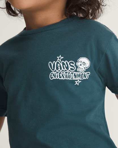 Vans Little Kids Vans Entertainment T-Shirt in Mossy Olive Green
