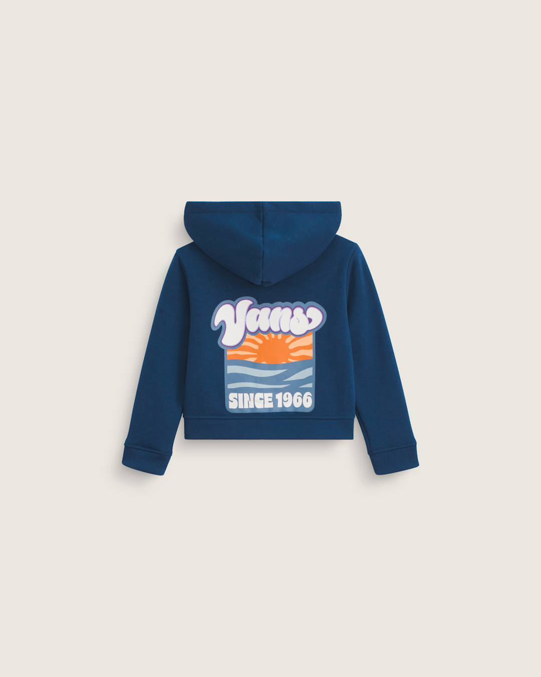 Vans Little Kids Sundip Zip Hoodie in Deep Indigo Blue