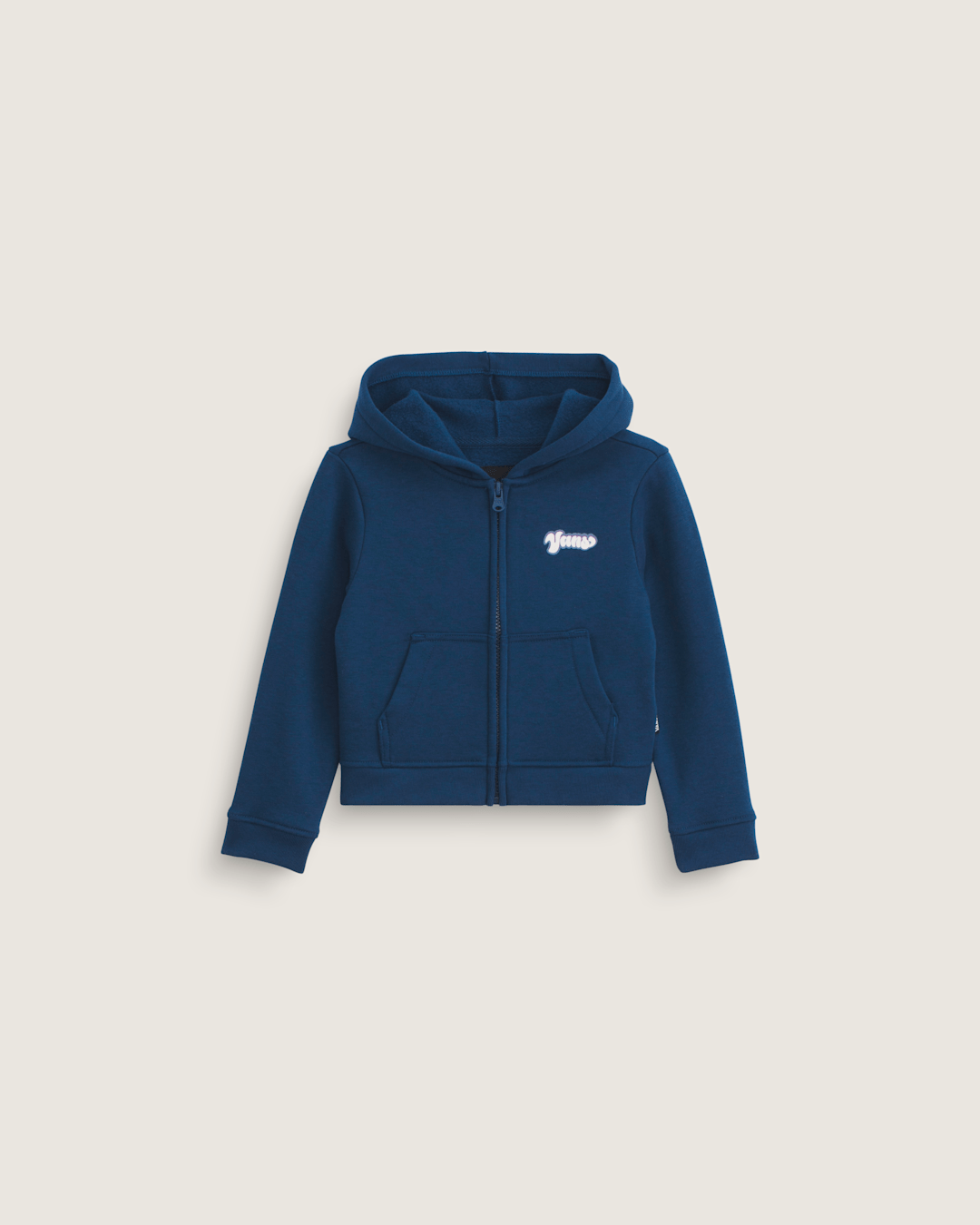 Vans Little Kids Sundip Zip Hoodie in Deep Indigo Blue