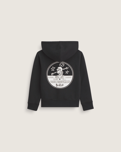 Vans Little Kids Vans Entertainment Zip Hoodie in Black