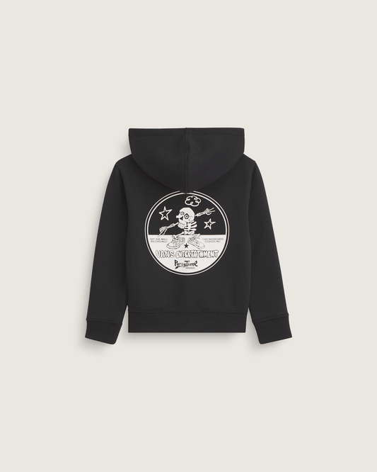 Vans Little Kids Vans Entertainment Zip Hoodie in Black