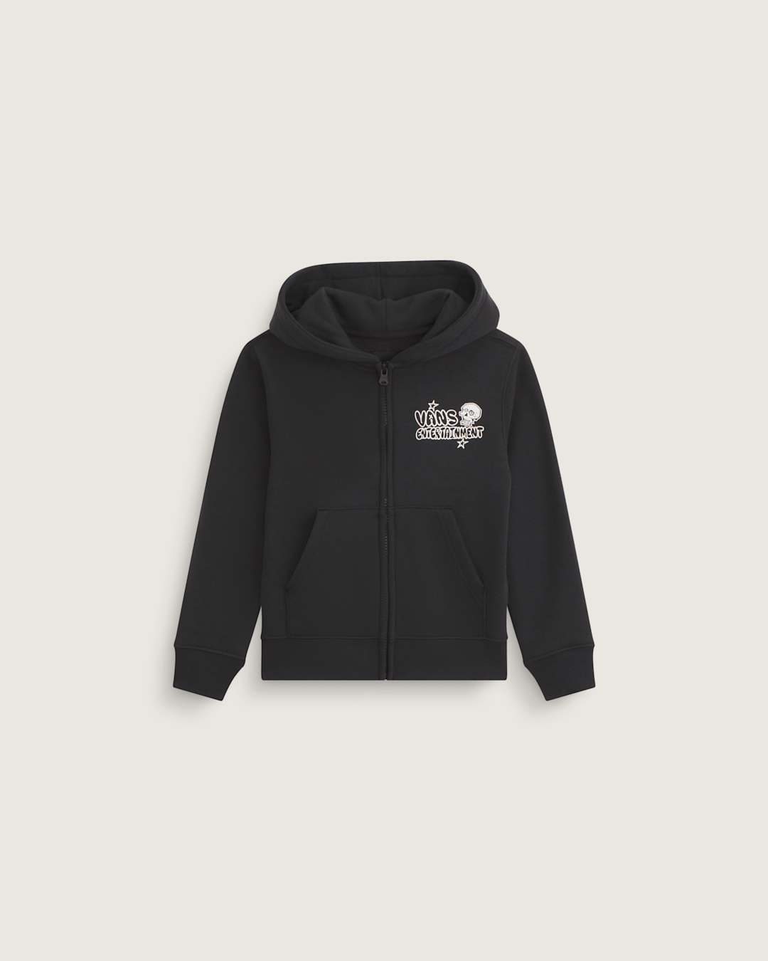Vans Little Kids Vans Entertainment Zip Hoodie in Black