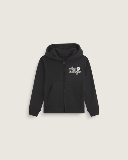 Vans Little Kids Vans Entertainment Zip Hoodie in Black