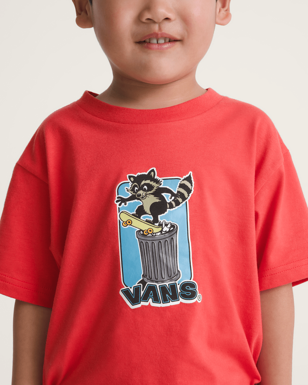 Vans Little Kids Little Kids Trash Tricks T-Shirt in Crimson Haze