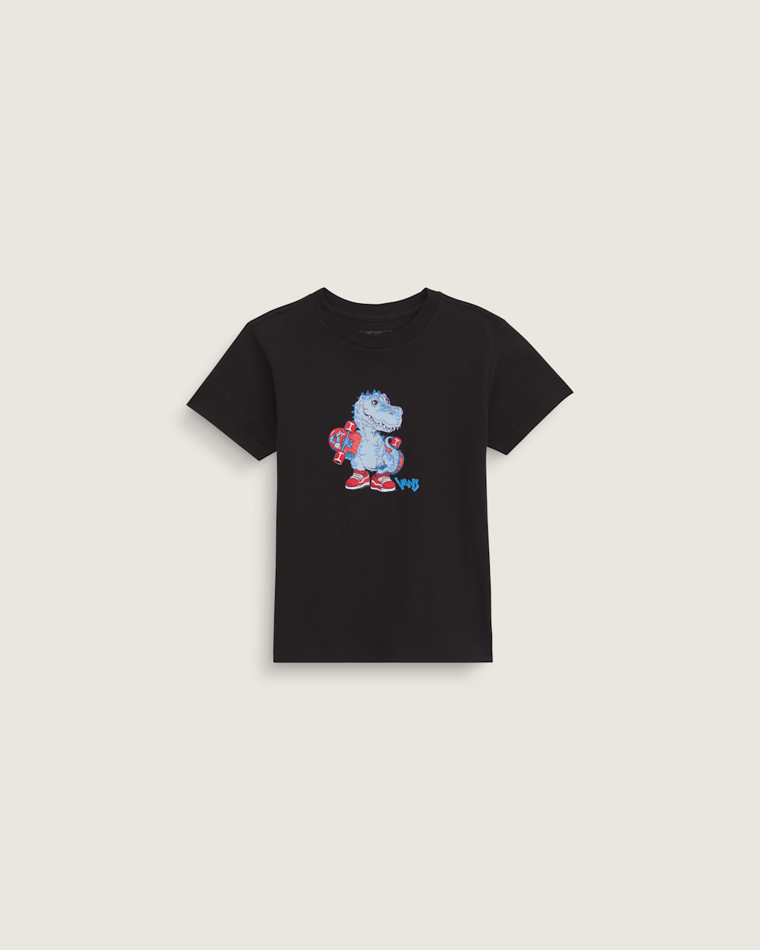Vans Little Kids Prehistoric Skater T-Shirt in Black
