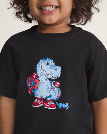 Vans Little Kids Prehistoric Skater T-Shirt in Black