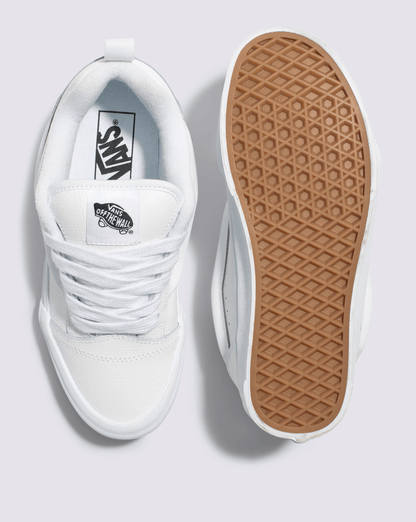 Vans Knu Skool Shoe in True White
