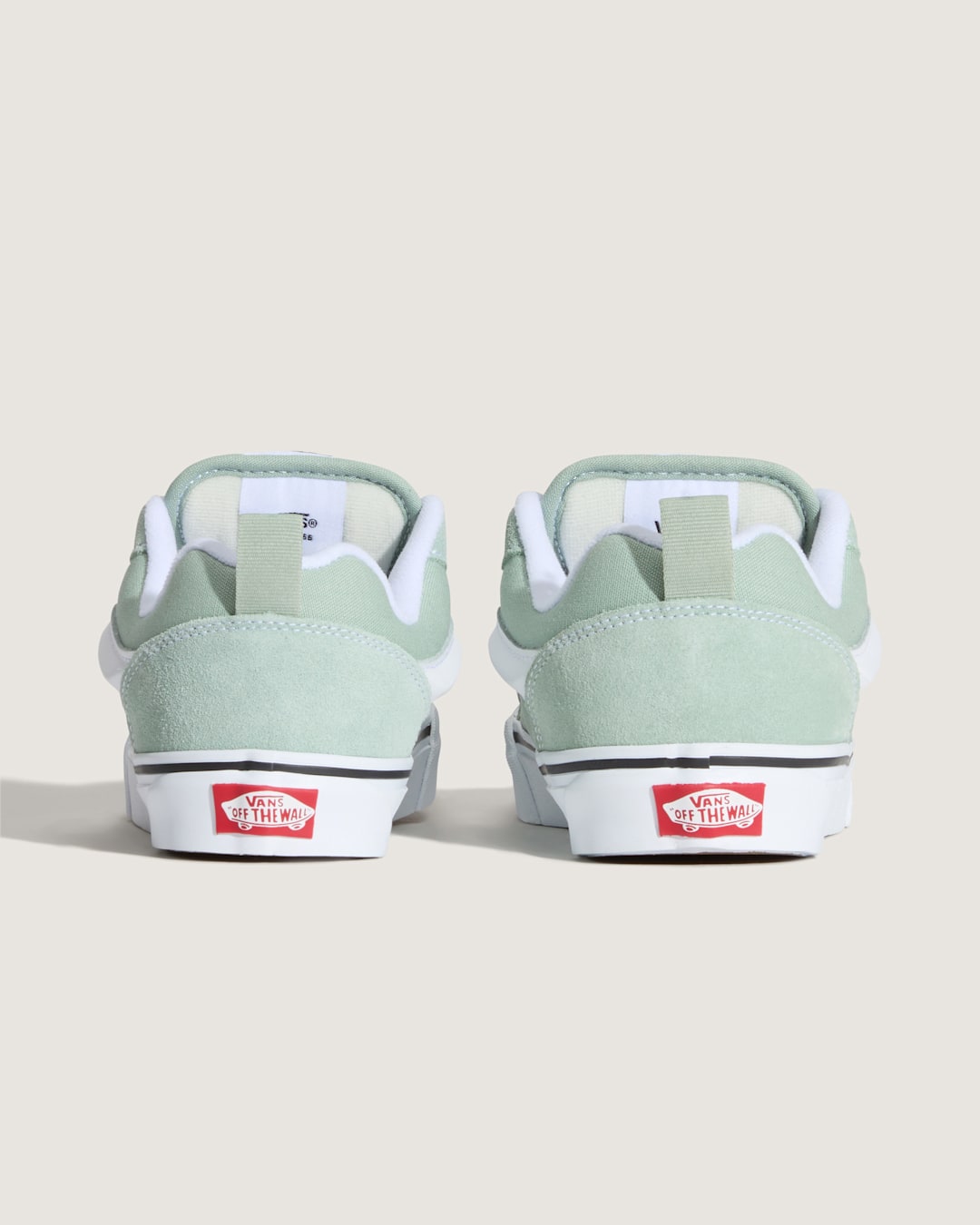 Vans Knu Skool Shoe in Grey Olive Green