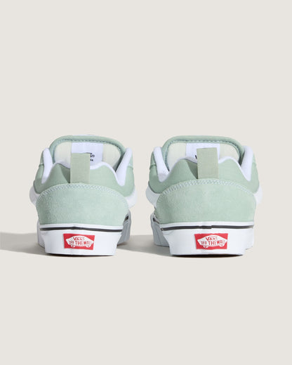 Vans Knu Skool Shoe in Grey Olive Green