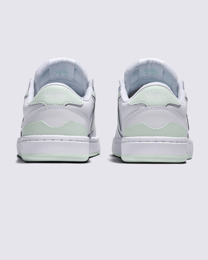 Vans Lowland 2.0 Shoe in White / Mint Green