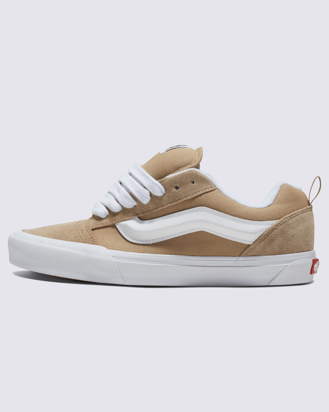 Vans Knu Skool Shoe in Khaki Brown