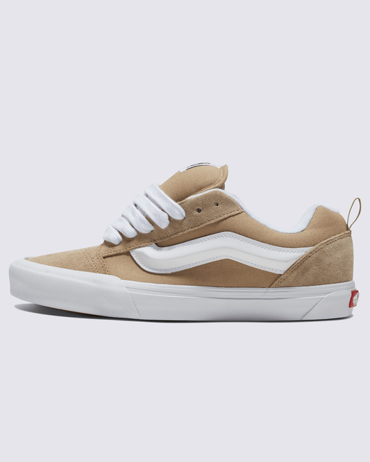 Vans Knu Skool Shoe in Khaki Brown