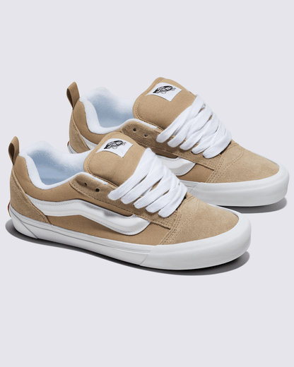 Vans Knu Skool Shoe in Khaki Brown