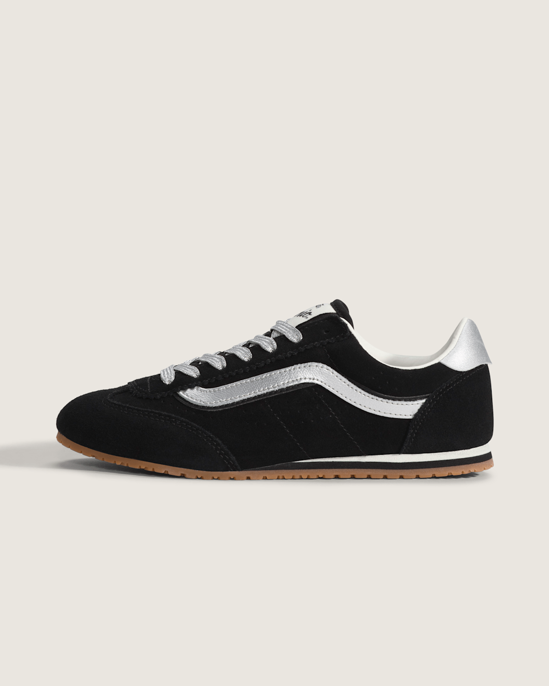 Vans Super Lowpro Shoe in Black / Silver Grey