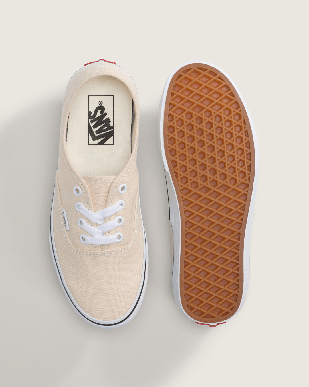Vans Authentic Shoe in Creme Brule Beige
