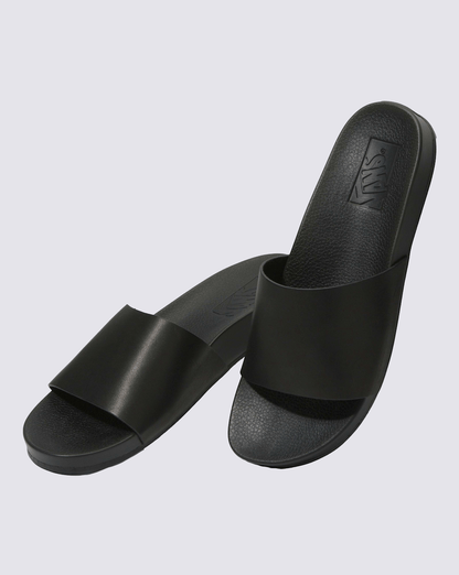 Vans Decon Slide Leather Black Surf Sandals