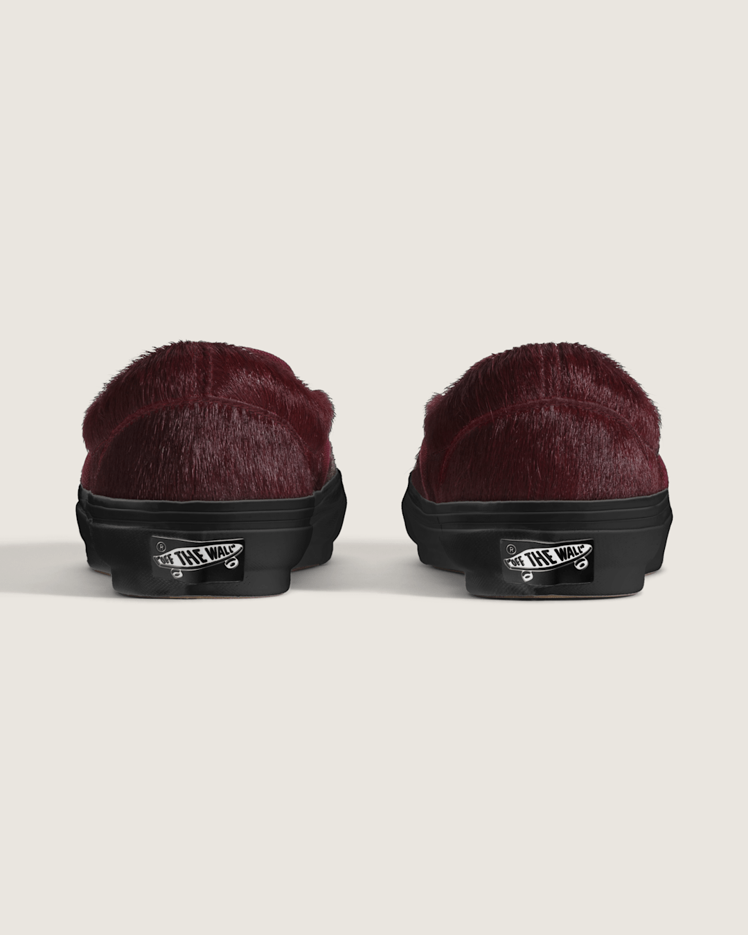 Vans Premium Classic Slip-On Shoe in Burgundy Red