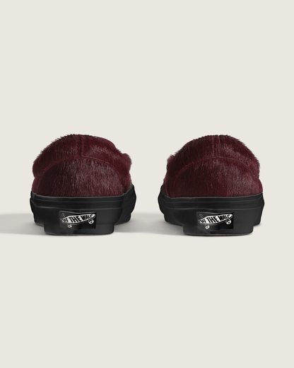 Vans Premium Classic Slip-On Shoe in Burgundy Red