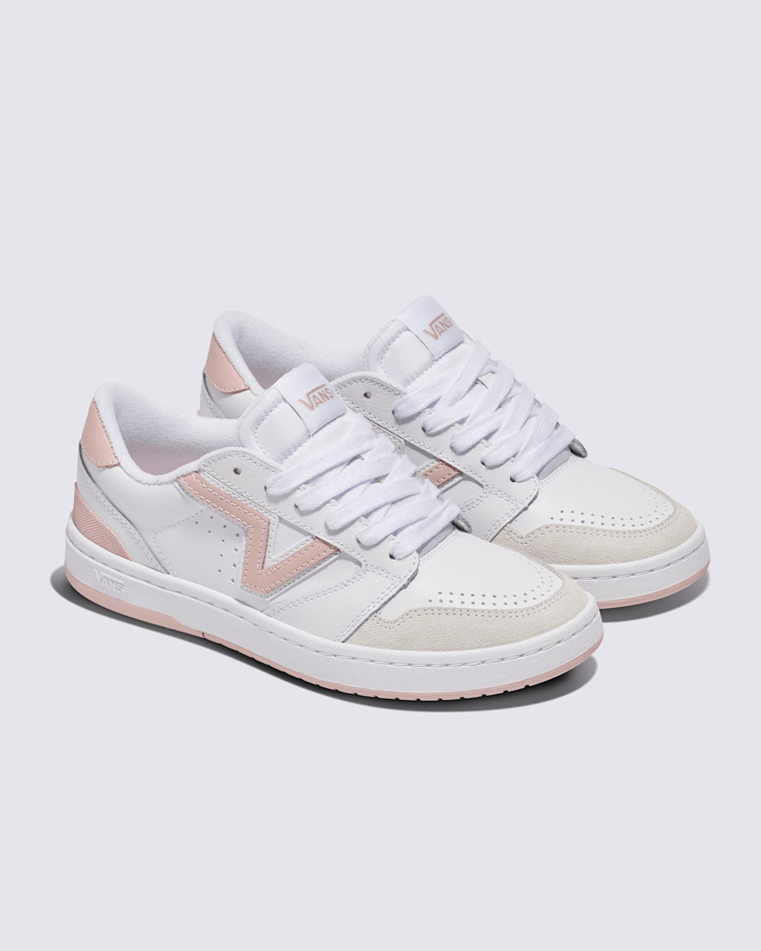 Vans Lowland 2.0 Shoe in White / Sepia Rose Pink