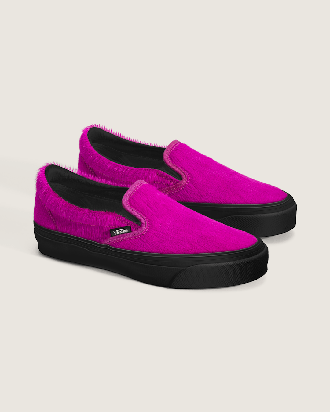 Vans Premium Classic Slip-On Shoe in Fuchsia Pink