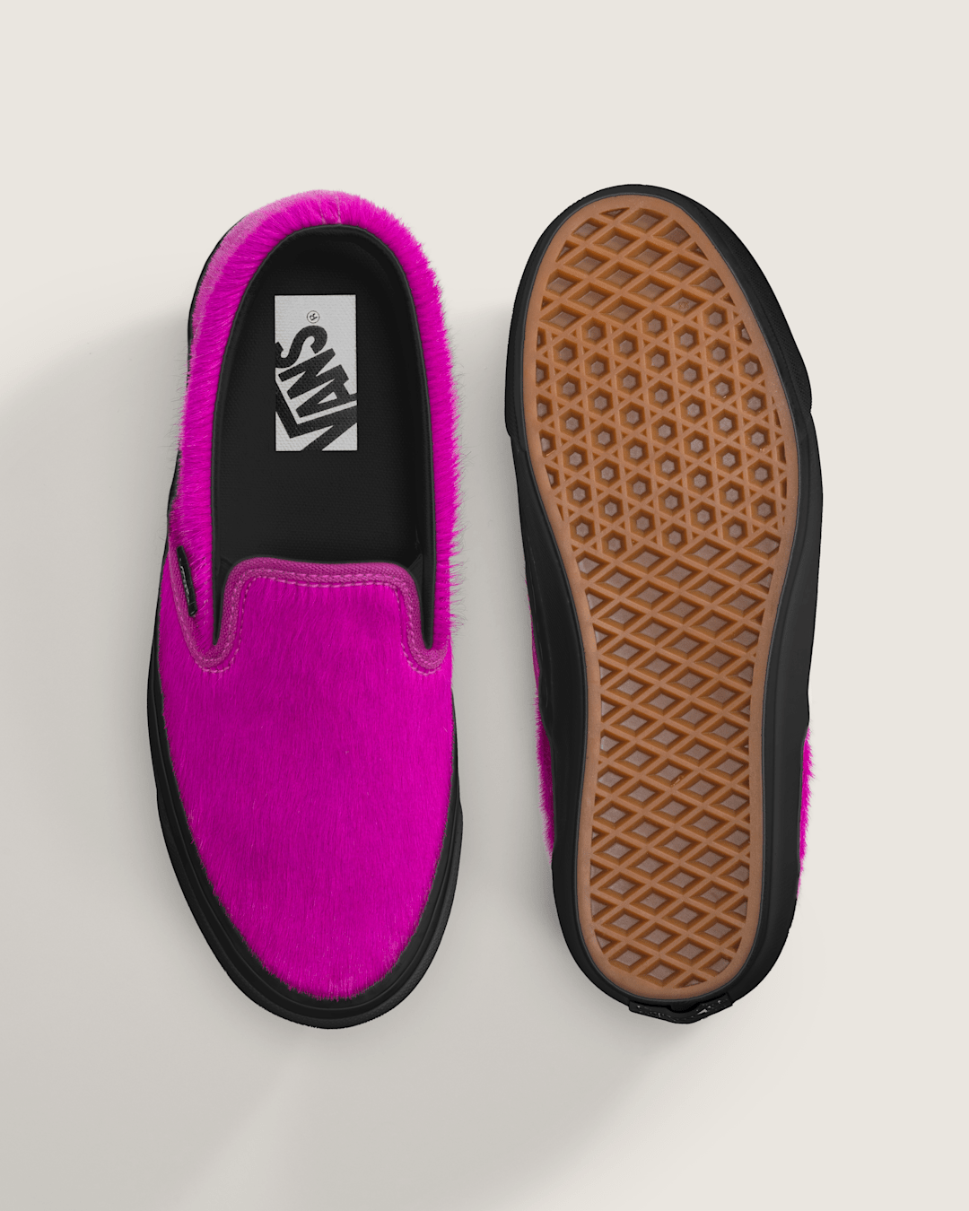 Vans Premium Classic Slip-On Shoe in Fuchsia Pink
