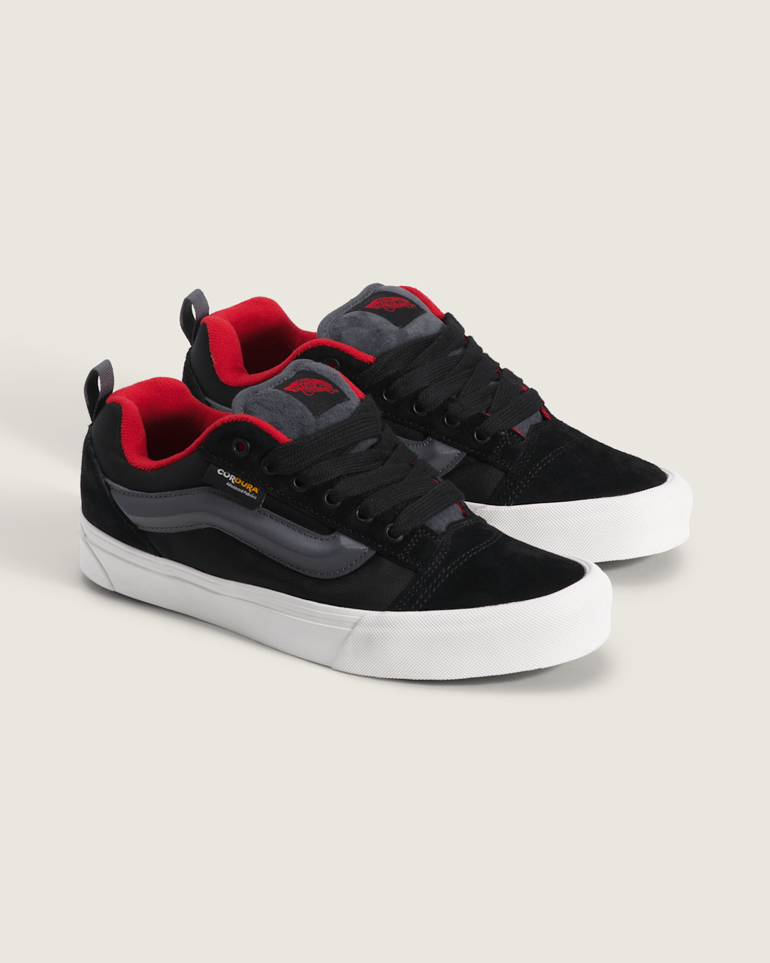 Vans Knu Skool Cordura Shoe in Black / Grey