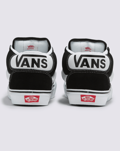 Vans Knu Mid Shoe in Black / True White