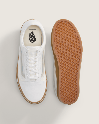 Vans Old Skool Gum Shoe in White