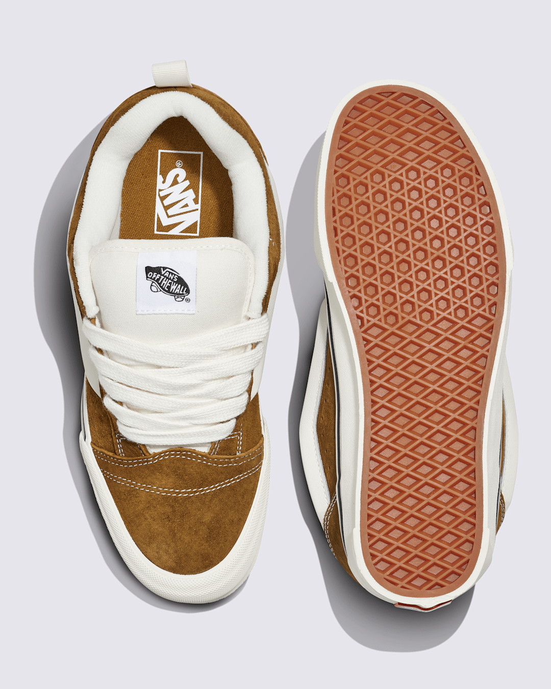 Vans Knu Skool Shoe in Brown