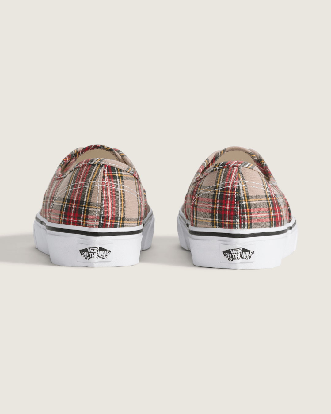 Vans Authentic Shoe in Brown / Red