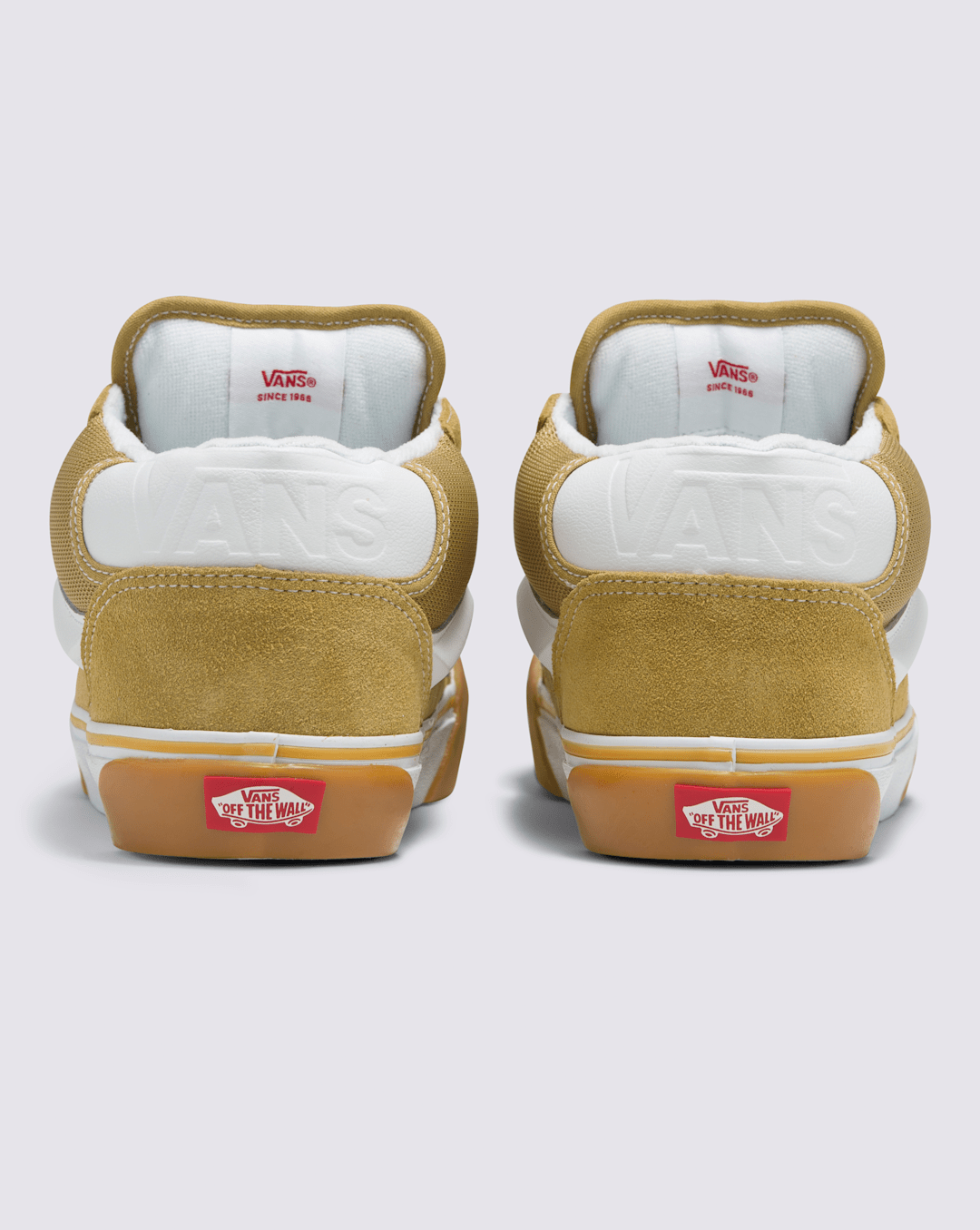 Vans Knu Mid Shoe in Khaki Brown / Gum