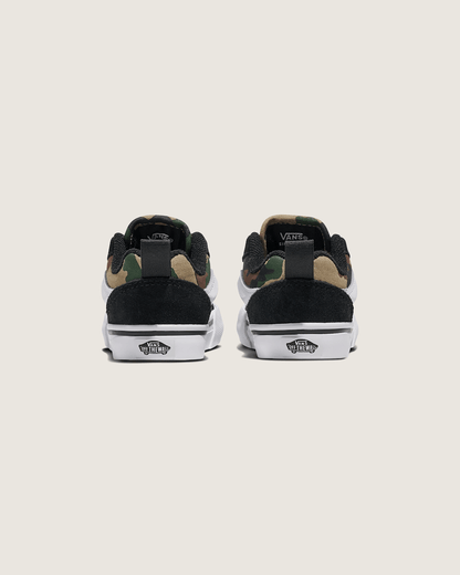 Vans Toddler Knu Skool Shoe in Camo Jungle Green